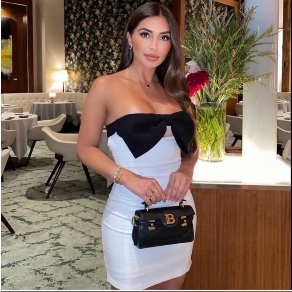 Zara tied mini dress